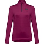 GORE WEAR Maillot Respirant pour femmes, Everyday Thermo, Maillot fonctionnel chaud en Polaire, Manches longues, 1/4 zip