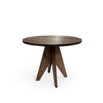 Friends & Founders - Pose Table Round 120 Smoked Oak - Spisebord - Ida Linea Hildebrand - Brun - Tre