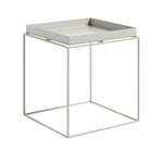 HAY - Tray Table - Medium - Warm Grey - Brickbord - Svart - Metall