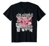 Youth Gloomy Bear Naughty Grizzly Metal Band Text Manga Kids T-Shirt