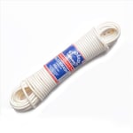 EVERLASTO Kleenwash Corde à Linge en PVC Blanc 4,8 mm x 20 m