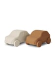 Nuuroo Gry silicone cars 2-pack - Caramel Café Mix