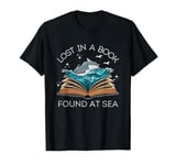 Solo Female Cruise Book Reader, Lost in a Book Found at Sea T-Shirt