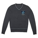 Cinereplicas - Harry Potter - Pull Hogwarts - V-Neck Grey - Ravenclaw - Large