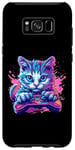 Coque pour Galaxy S8+ manette de jeu gamer chat idée de jeu inspiration créative