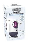 NITYAM Lampe UV Ovale, Aspirateur de moustiques, Lampe Anti-Insectes Intérieure/Extérieure, Pas de Bruit, Pas de rayonnement, Alimentation Cable USB