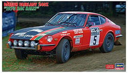 Hasegawa HA20555 1:24 Datsun Fairlady 240Z-1973 RAC Rally Model Kit, Molded Color