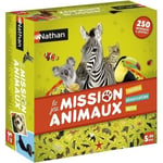 Jeu de Société - NATHAN - Mission Animaux - Observation et Rapidité - 250 Photos Réelles