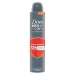 Dove Men+Care Advanced Odour Defence Anti-Perspirant Aerosol Deodorant Spray with Triple Action technology & ¼ moisturising cream for 72 hour sweat and odour protection 200 ml