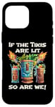 Coque pour iPhone 16 Pro Max Torche Tiki Polynésienne Tiki Bar Exotique Hawaïen Luau Cocktail