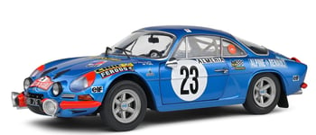 SOLIDO, ALPINE A110 1600S #23 Rallye de Monte Carlo 1972 J.P NICOLAS / VIAL, ...