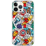 ERT GROUP Coque de téléphone Portable pour Apple Iphone XR Original et sous Licence Officielle Marvel Motif Avengers 027 Parfaitement adapté à la Forme du téléphone Portable, Coque en TPU