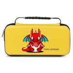 Etui pochette Switch lite jaune dragon kawaii rouge personnalisee