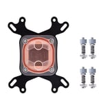 50mm PC CPU Water Cooling Block Waterblock Cooler Copper Base G1/4 for