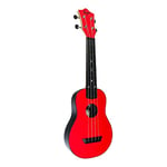 Flight TUS35 Red Travel Soprano Ukulele, Strong ABS plastic