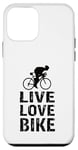 Coque pour iPhone 12 mini Live Love Bike Racing Bike Racing Cycli