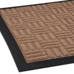 Front Door Anti Slip Entrance Door Outdoor Indoor Mat Coffee 45 x 75cm