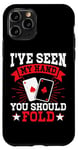 Coque pour iPhone 11 Pro Jeu de cartes de poker Jetons de jeu Bluff