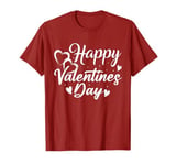 Happy Valentines Day 2025 Valentine Heart Shape Men Women T-Shirt