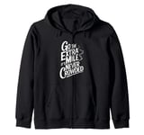 Go The Extra Mile It's Never Crowded Zip Hoodie