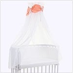 Babybay - Ciel de lit coton pour berceaux Cododo Babybay - Orange