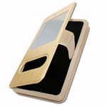 Oukitel U7 Pro Etui Housse Coque Folio Or Gold De Qualité By Ph26®