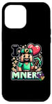 iPhone 12 Pro Max I heart Miners - I love Miners for valentines day him & her Case