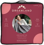 Dreamland Snuggle Up Heated Grey Throw - Large