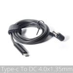 1.5m 4.0x1.35 Câble de chargement USB type-c PD, adaptateur d'alimentation, convertisseur vers prise mâle 14, pour Lenovo Asus Hp, chargeur d'ordinateur portable