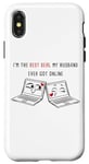 iPhone X/XS Laptops in Love: Online Couples Valentine Soulmates Women's Case