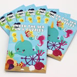 20 Under the Sea Activity Booklets A6 Party Bag Fillers Puzzle Book Made in UK