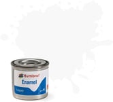 Humbrol 22 Enamel White AA0240 Gloss Paint New 14ml Metal Tin - RM48 Post