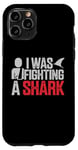 Coque pour iPhone 11 Pro I Was Fighting A Shark Arm Blessury Broken Shoulder Elbow