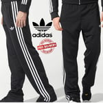 ✅24h Delivery✅adidas Originals Firebird Mens Black Track Bottom Trousers Rrp £60