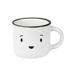 Grafik-Werkstatt Tasse à expresso vintage | Mini tasse en céramique à offrir | 95 ml | Visage homme, blanc