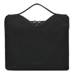 Liebeskind Lilly Switch Bag Zip M Black, Sac à Main Femme, Noir, M