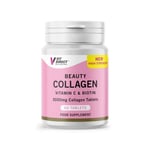 3 x 60 VIT DIRECT BAUTY COLLAGEN VITAMIN C & BIOTIN 3000MG COLLAGEN TABLETS SEAL