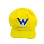 Super Mario Bros Luigi Hat Letter Printed Cosplay Dräkt Newsboy Cap Baseball Kepsar För Vuxen Waluigi Wario Odyssey Cap Yellow