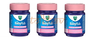 Vicks BabyRub for Cough Cold Headache and Relaxation 50ml - Multi Pack