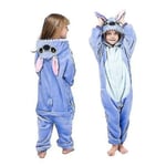 Barnens Vinter Stitch Pyjamas Sovkläder Enhörning Onesies Pojkar Flickor Filt Sovrum Baby Kostym 130CM