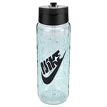 Nike Unisex Renew Recharge Graphic Print Water Bottle (Barley Green) - One Size