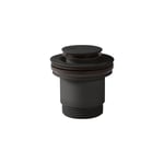 Bonde de vidage clic-clac Simple-Rapid pour lavabo Noir mat - TRES 24284020NM