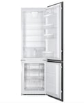 SMEG C4173N1F Réfrigérateur Combiné Encastré Aéré Non Frost 254 L Classe Pour