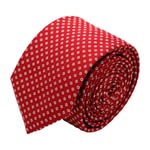Ungaro, Cravate homme de marque Ungaro. Rouge à petits carrés