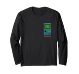 Vintage Handheld Game Console,Pocket Gamer,Retro Vibes Only Long Sleeve T-Shirt