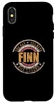 iPhone X/XS Mens Finn The Man The Myth The Legend First Name Finn Case