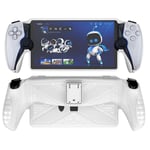 Coque En Tpu Avec Support Pour Sony Playstation Portal / Ps Portal / Ps5 Coque, Protection Absorbant Les Chocs Et Anti-Rayures (Blanc)