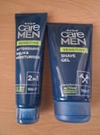 Avon Men Care Shave Gel 150ml & Aftershave Balm & Moisturiser 100ml - Sensitive