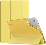 Coque Compatible Avec Samsung Galaxy Tab A9+/A9 Plus 11"" 2023 Sm-X210/X216/X218, Étui De Protection Arrière En Tpu Translucide Givré Pour Tout Nouveau Galaxy Tab A9+, Jaune Canari