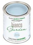 bianco Shabby® CHALK PAINT Peinture spéciale pour extérieur Azzurro Provenzale – Ricolore jardin et balcon sans peinture et sans finition (1 litre)